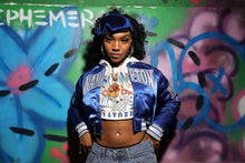Load image into Gallery viewer, (Women) Hampton University Satin Jacket
