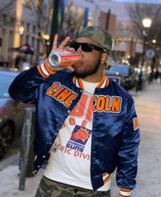 Load image into Gallery viewer, (Men) Lincoln University Satin Jacket