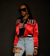 Load image into Gallery viewer, (Women) Clark Atlanta University Satin Jacket