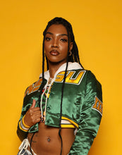 Load image into Gallery viewer, (Women) Norfolk State University Satin Jacket