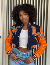 Load image into Gallery viewer, (Women) Lincoln University Varsity Jacket