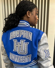 Load image into Gallery viewer, (Women) Hampton University Varsity Jacket