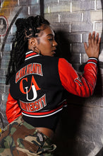 Load image into Gallery viewer, (Women) Clark Atlanta University Varsity Jacket