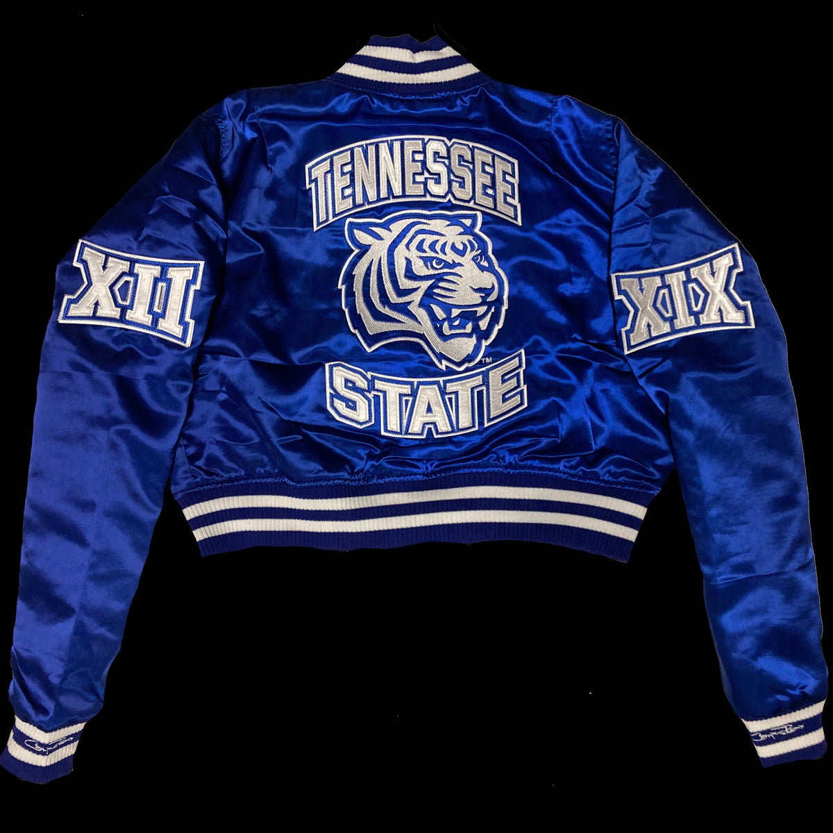 40’s CAMPUS Rayon Satin Jacket Women) Texas Southern University Satin Jacket – Campus Remix