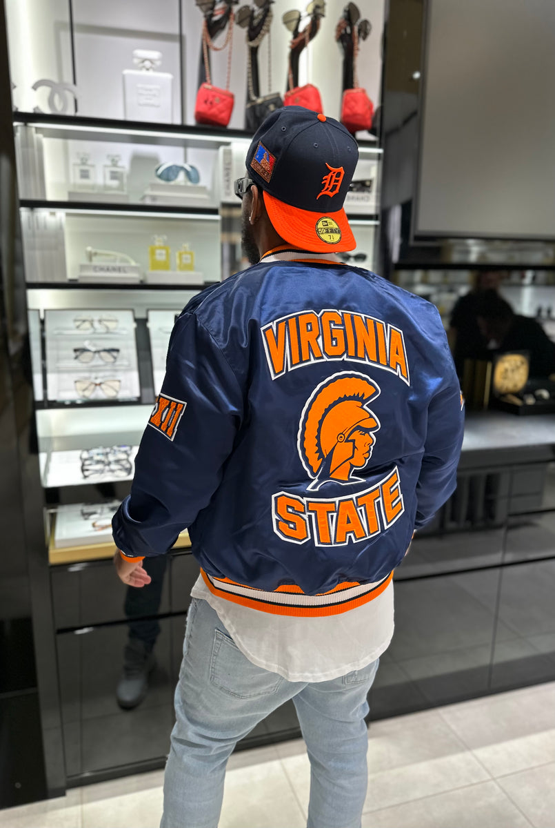 (Men) Virginia State University Satin Jacket