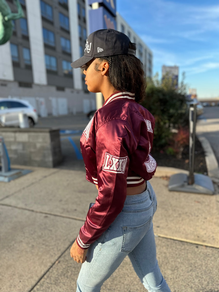 (WOMEN) ALABAMA A&M UNIVERSITY SATIN JACKET