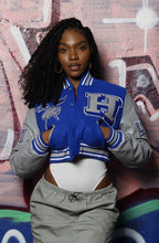 Load image into Gallery viewer, (Women) Hampton University Varsity Jacket