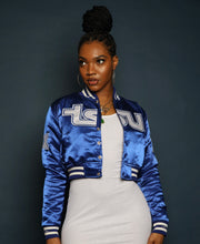 Load image into Gallery viewer, (Women) Tennessee State University Satin Jacket