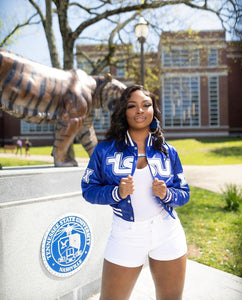 (Women) Tennessee State University Satin Jacket
