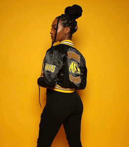 (Women) Bowie State University Satin Jacket