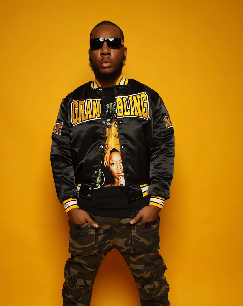 (Men) Grambling State University Satin Jacket