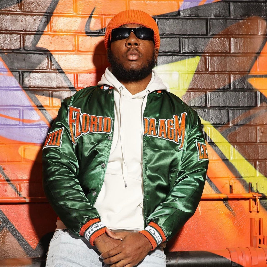 (Men) Florida A&M University Satin Jacket