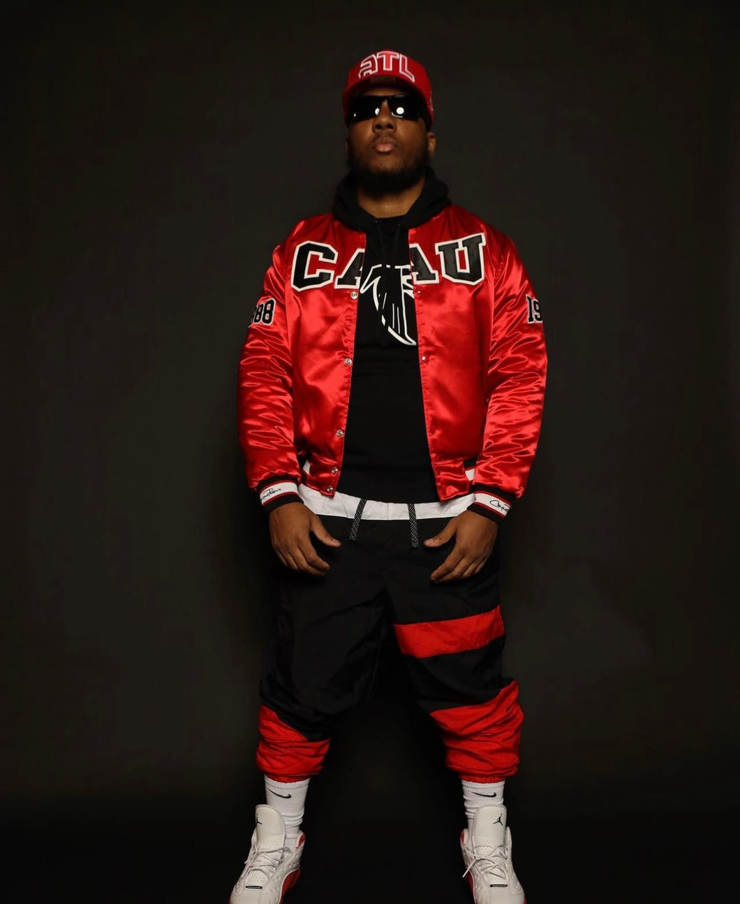 (Men) Clark Atlanta University Satin Jacket