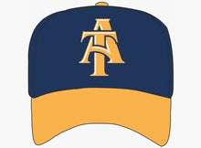 Load image into Gallery viewer, NCAT Navy &amp; Yellow Hat