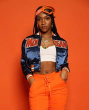 Load image into Gallery viewer, (Women) Morgan State University Satin Jacket