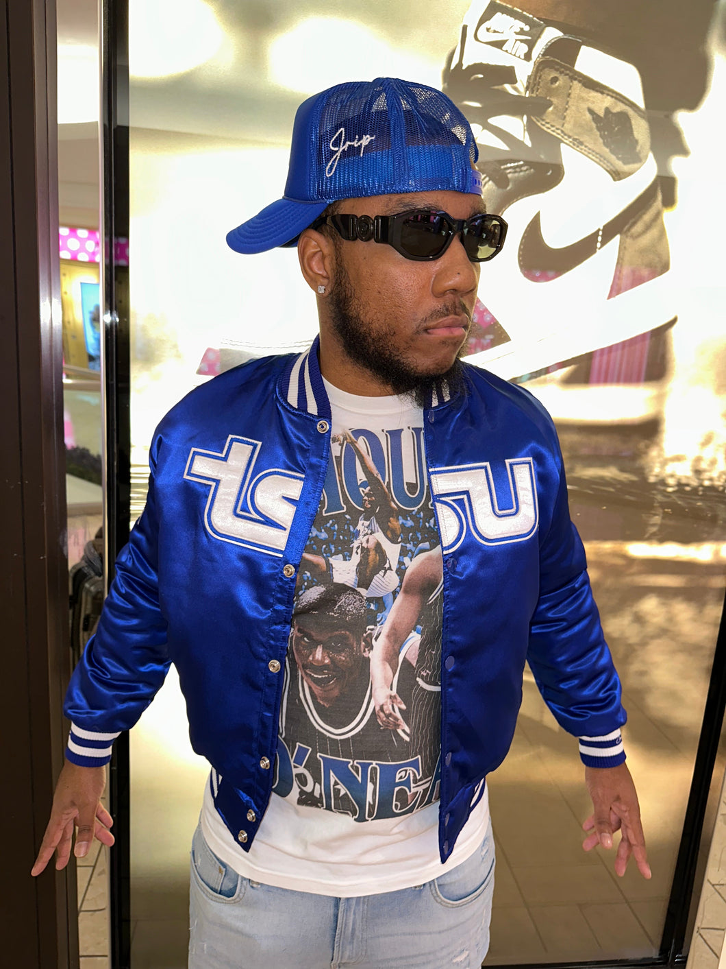(Men) Tennessee State University Satin Jacket