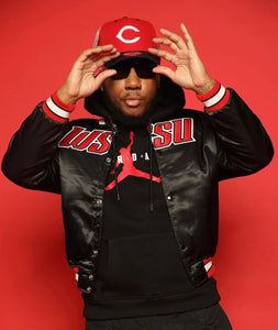 (Men) Winston Salem State University Satin Jacket