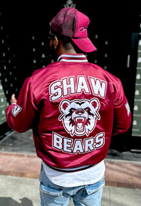 (Men) Shaw University Satin Jacket