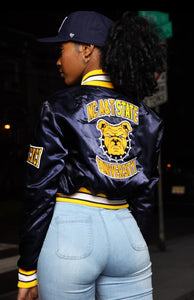 (Women) North Carolina A&T State University Satin Jacket