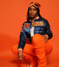 Load image into Gallery viewer, (Women) Morgan State University Satin Jacket