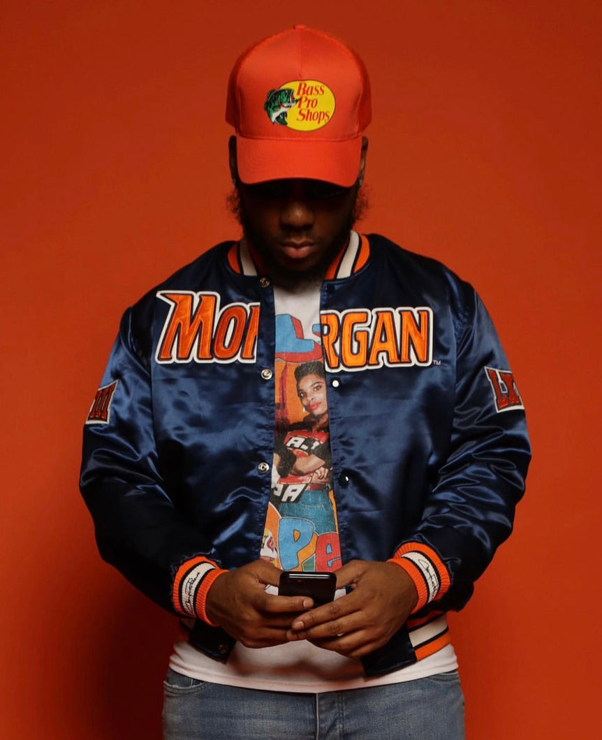(Men) Morgan State University Satin Jacket
