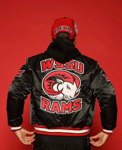 (Men) Winston Salem State University Satin Jacket