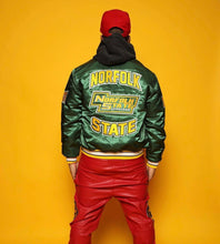 Load image into Gallery viewer, (Men) Norfolk State University Satin Jacket