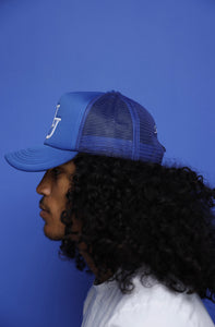 Hampton University (Blue) Trucker Hat
