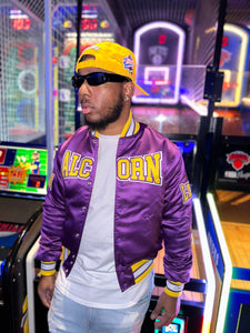 (Men) Alcorn State University Satin Jacket