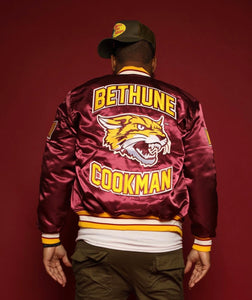 (Men) Bethune Cookman University Satin Jacket