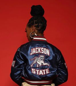(Women) Jackson State University Satin Jacket
