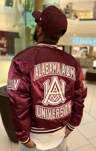 (Men) Alabama A&M University Satin Jacket