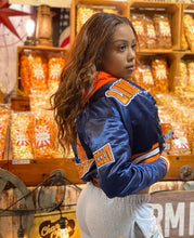Load image into Gallery viewer, (Women) Lincoln University Satin Jacket