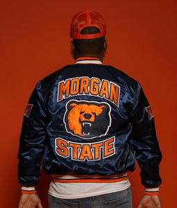 (Men) Morgan State University Satin Jacket