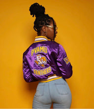 Load image into Gallery viewer, (Women) Prairie View A&amp;M University Satin Jacket
