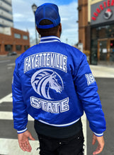 Load image into Gallery viewer, (Men) Fayetteville State University Satin Jacket